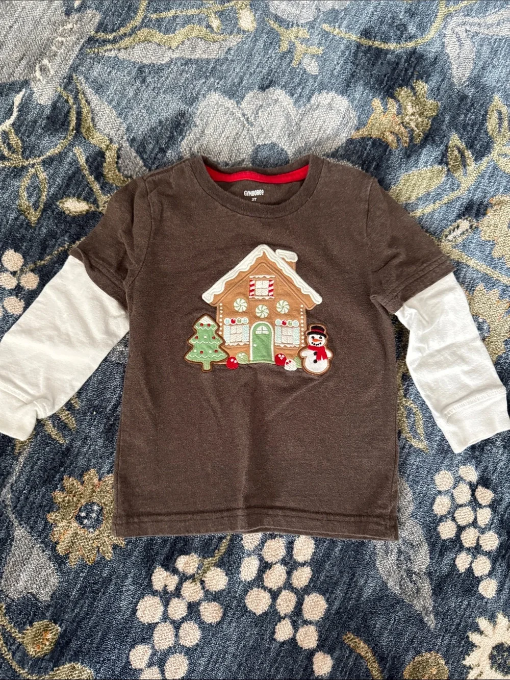 Gymboree Bundle of 4 Layered Christmas Holiday Shirts